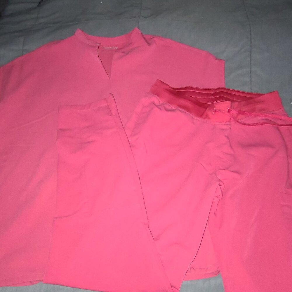 Mandala scrubs pink